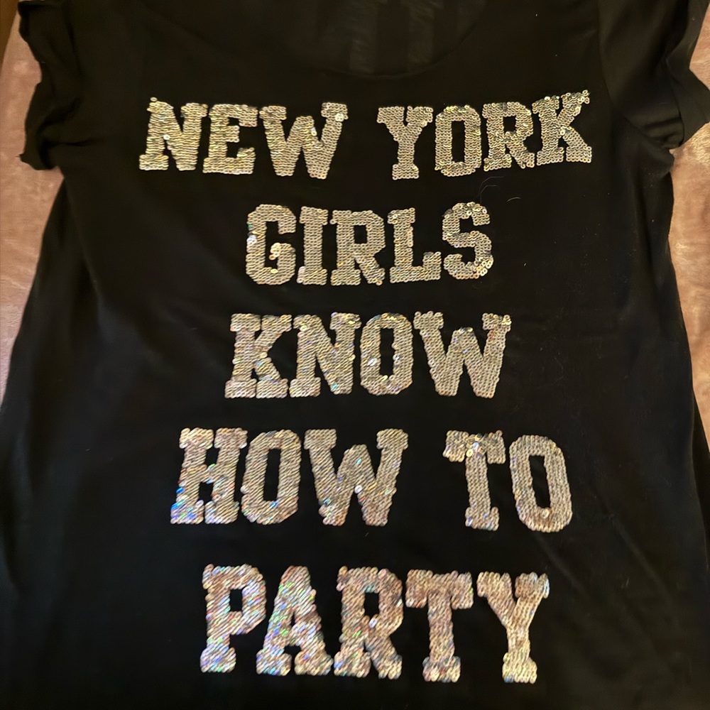 Sexy Pink N Y Tee